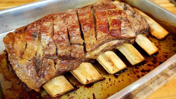 Costela assada na brasa